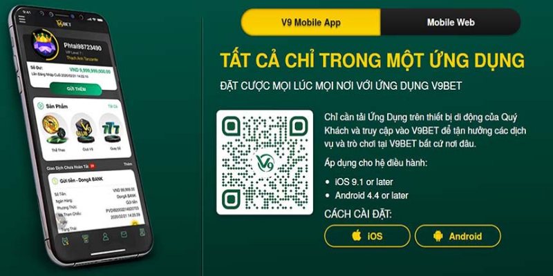 Hướng dẫn 3 thao tác cơ bản để thực hiện tải app V9BET